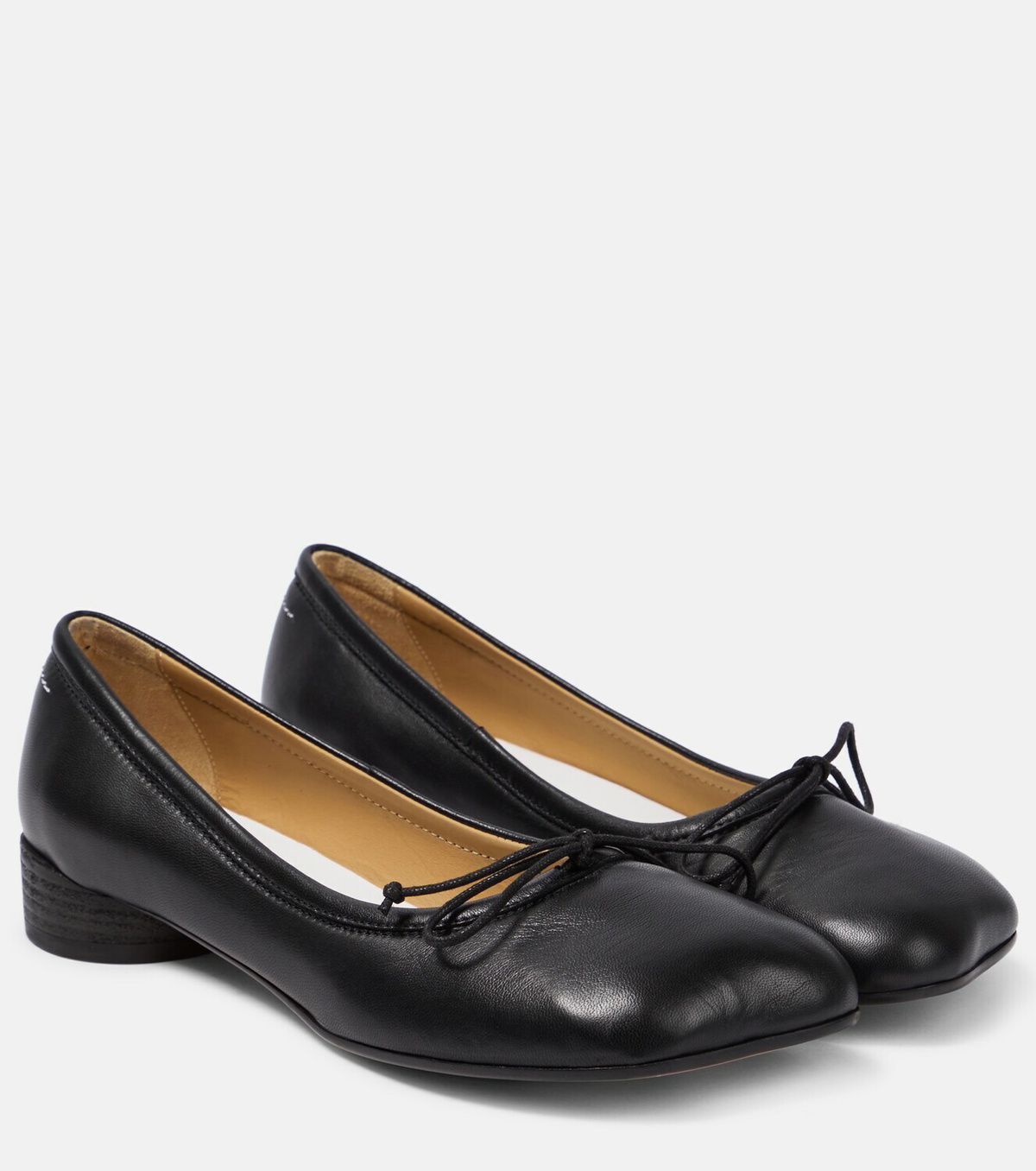 バレエシューズ Mm6 Maison Margiela Leather Ballerina エムエムシックス メゾン マルジェラ MM6 Maison Margiela