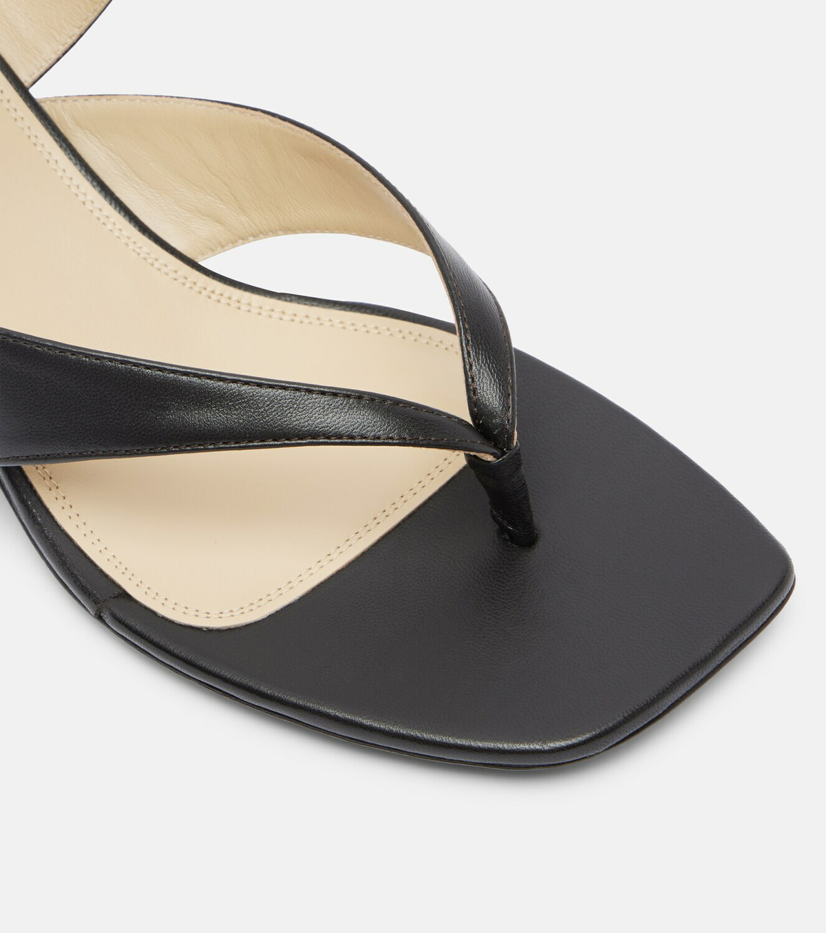Lemaire Leather slingback thong sandals