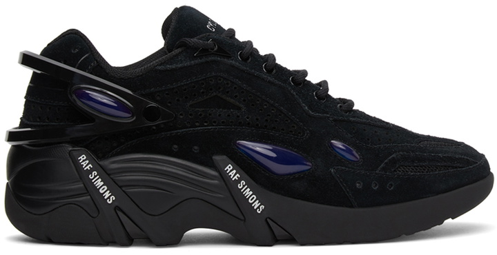 Photo: Raf Simons Black Suede Cylon-21 Sneakers