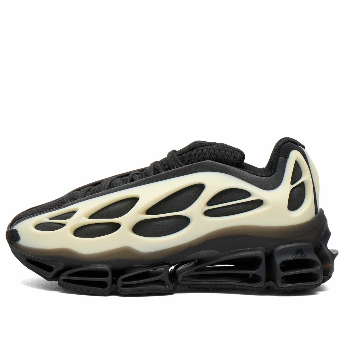 Adidas x Willy Chavarria Mega Low Sneaker in Core Black/Cream White/Core Black