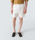 Auralee Cotton Oxford shorts