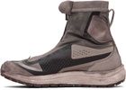 11 by Boris Bidjan Saberi Taupe Salomon Edition Bamba 2 High V2 Sneakers