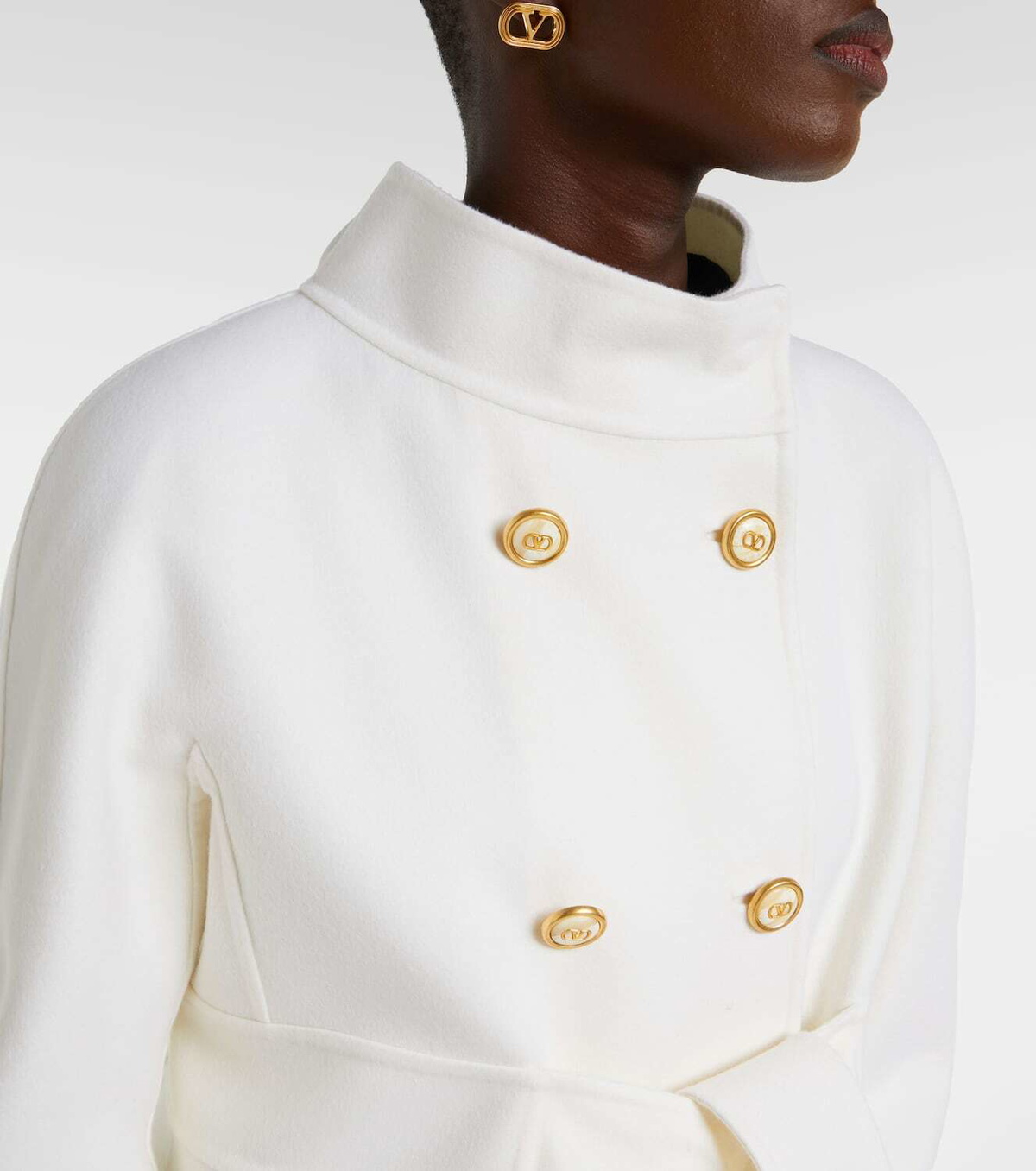 Valentino Belted wool and cashmere coat