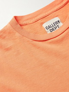 Gallery Dept. - French Collector Logo-Print Cotton-Jersey T-Shirt - Orange