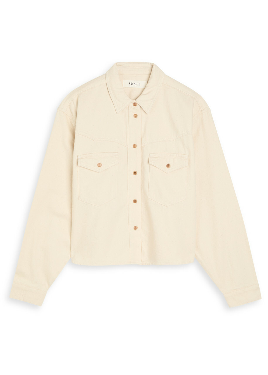 Skall Studio Dolly Denim Shirt Ecru