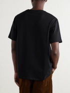 LOEWE - Anagram-Embroidered Cotton-Jersey T-Shirt - Black