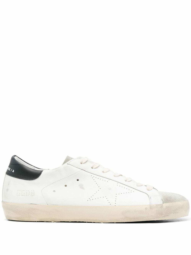 Photo: GOLDEN GOOSE - Super-star Leather Sneakers