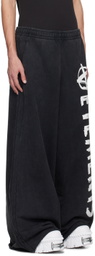 VETEMENTS Black Anarchy Sweatpants