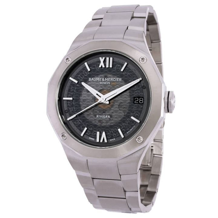 Photo: Baume et Mercier Riviera Automatic Grey Dial Mens Watch M0A10715