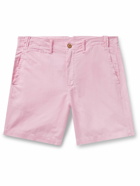 Polo Ralph Lauren - Maritime Straight-Leg Linen and Cotton-Blend Shorts - Pink