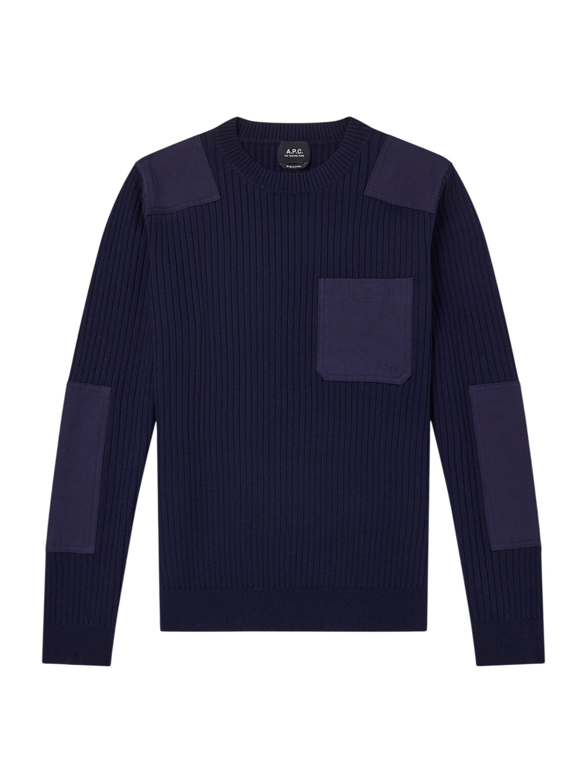 A.P.C. Navy JJJJound Edition Weekend Shirt A.P.C.