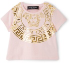 Versace Baby Pink & Gold Medusa T-Shirt