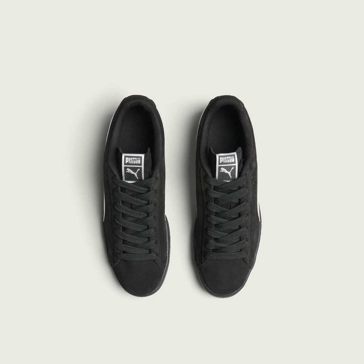 Puma Men's Suede Sneaker in Midnight Navy/Alpine Snow
