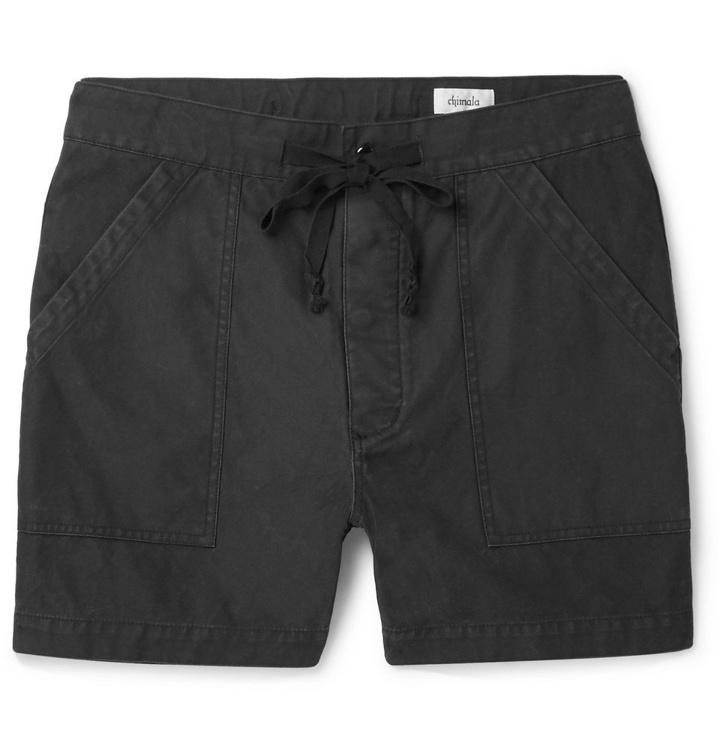 Photo: Chimala - Washed-Cotton Drawstring Shorts - Men - Black