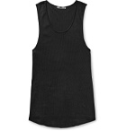 BILLY - Colton Ribbed Cotton Tank Top - Black