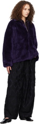 NEEDLES Purple Fleece Jacket