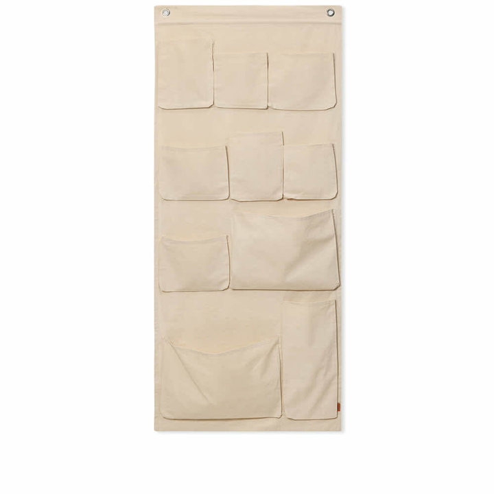 Photo: Ferm Living Canvas XL Wall Pockets in Off-White