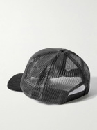 KAPITAL - Printed Scuba and Mesh Trucker Cap