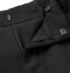 Givenchy - Tapered Wool-Twill Trousers - Black