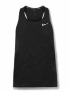 Nike Running - Dri-FIT Mesh Running Tank Top - Black