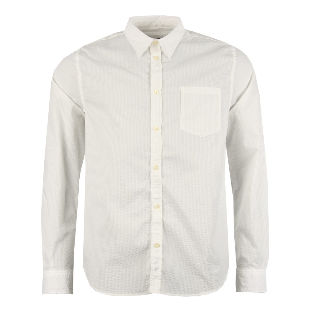 Oswald Seersucker Shirt - Off White