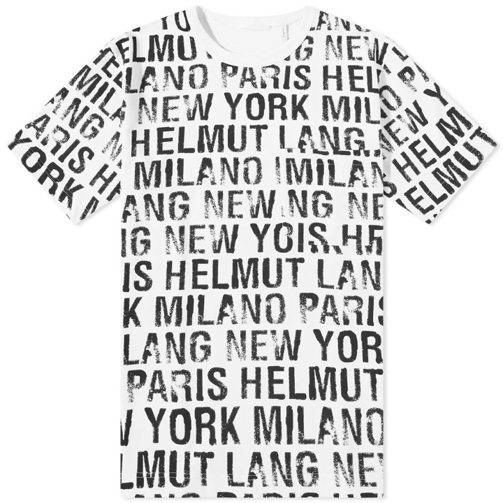Photo: Helmut Lang All Over Logo Tee