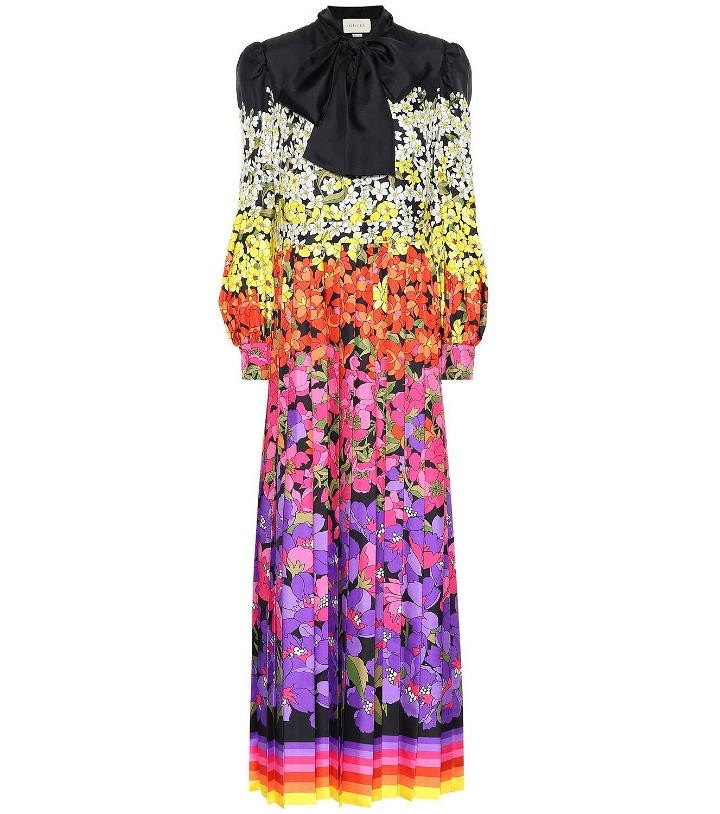 Photo: Gucci Floral silk maxi dress
