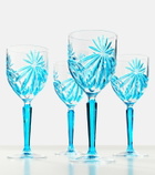 Les-Ottomans Set of 4 crystal wine glasses