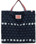 Charles Jeffrey Loverboy Indigo Etched Tote