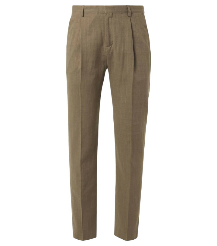 Photo: Sunspel Striped cotton tapered pants
