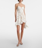 Self-Portrait Crochet minidress