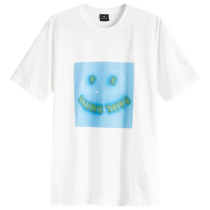 Photo: Paul Smith Men's Blow Up Happy T-Shirt in White