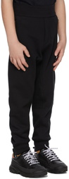 Burberry Kids Black Studded Monogram Jogging Lounge Pants