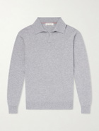 Brunello Cucinelli - Cashmere Polo Shirt - Gray