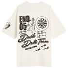 END. Devils Darts Team T-Shirt in Ecru