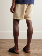 Onia - Straight-Leg Linen-Blend Drawstring Shorts - Neutrals