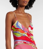 Pucci Orchidee silk crêpe de chine maxi dress