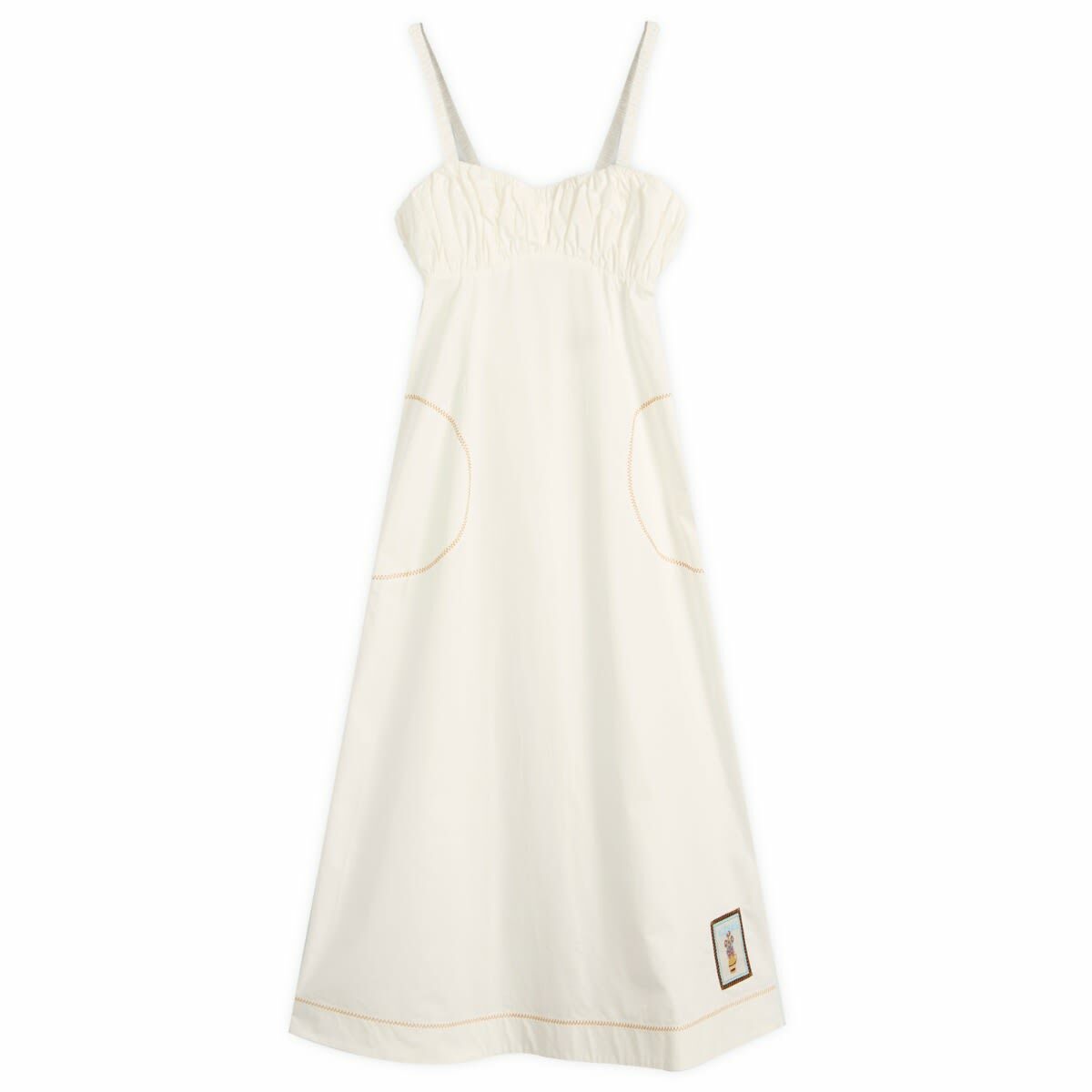 ALÉMAIS Women's Katerina Midi Dress in Cream