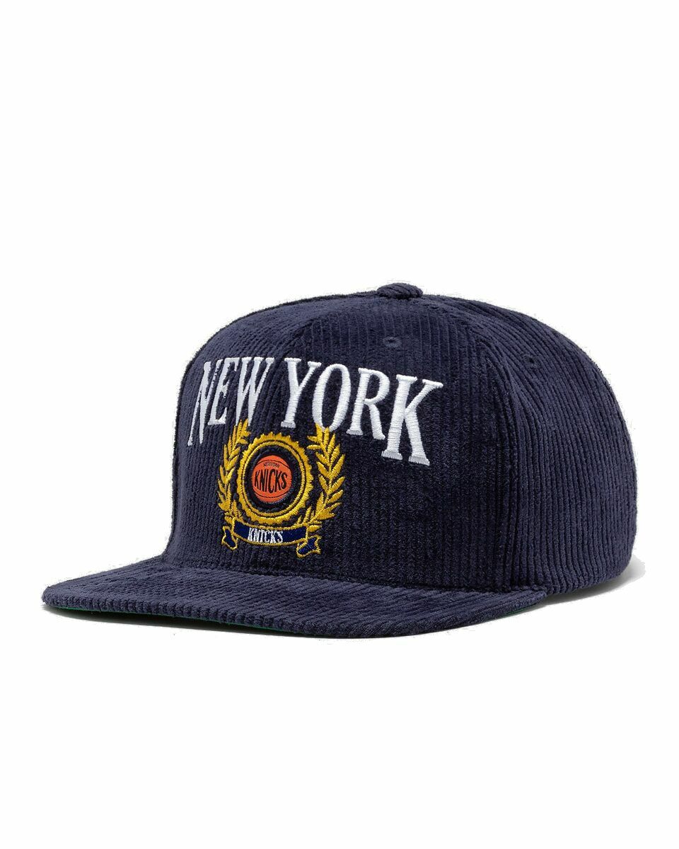 Photo: Mitchell & Ness Nba Levelz Snapback Hwc New York Knicks Blue - Mens - Caps