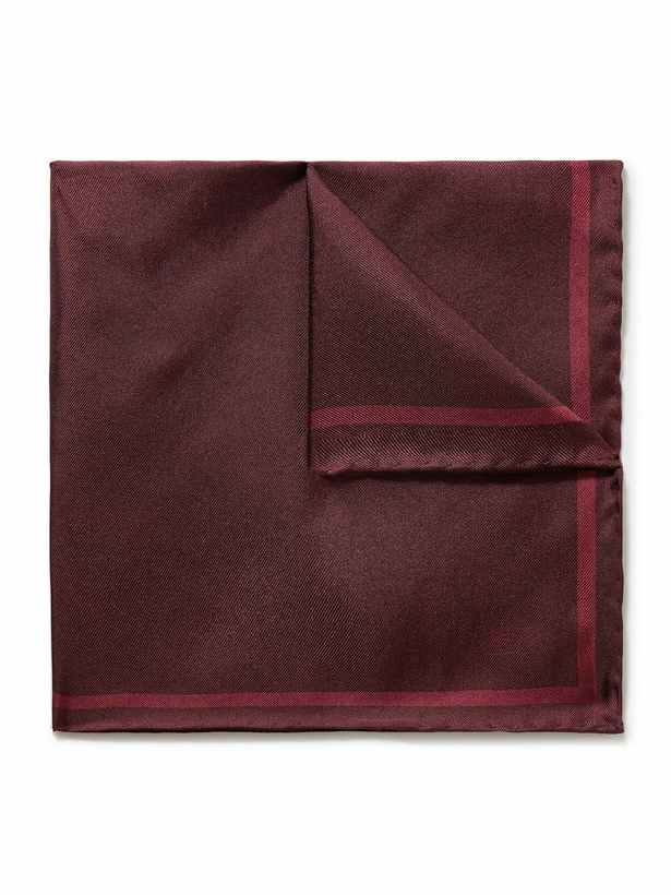 Photo: Mr P. - Silk-Twill Pocket Square