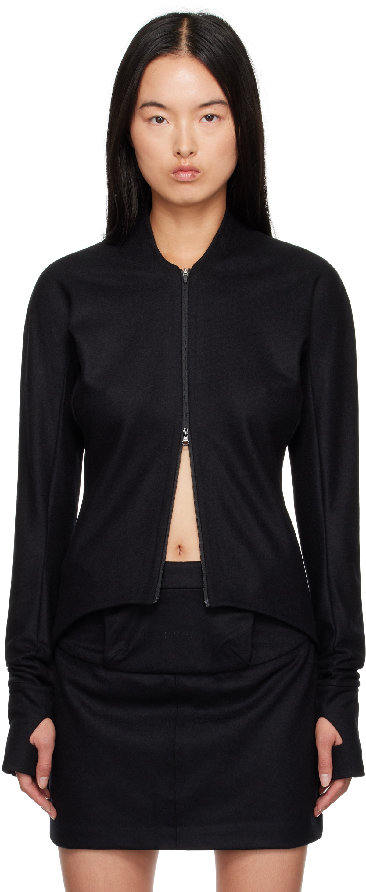 JOHANNA PARV Black Wool Jacket