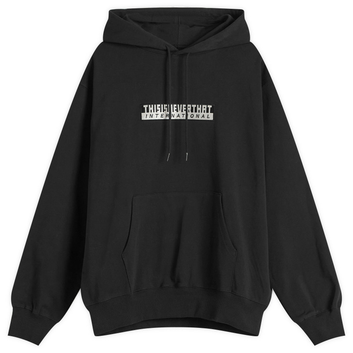 Photo: thisisneverthat Men's Tnt International Hoodie in Black