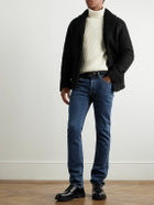 Incotex - Blue Division Slim-Fit Logo-Appliquéd Jeans - Blue