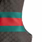 Gucci Men's Jacquard GG GRG Down Vest in Brown