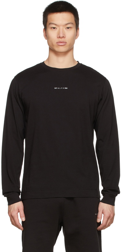 Photo: 1017 ALYX 9SM Black Collection Logo Long Sleeve T-Shirt