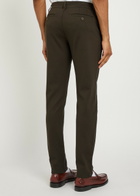 Paige Stafford Slim-leg Jersey Trousers Dark Green
