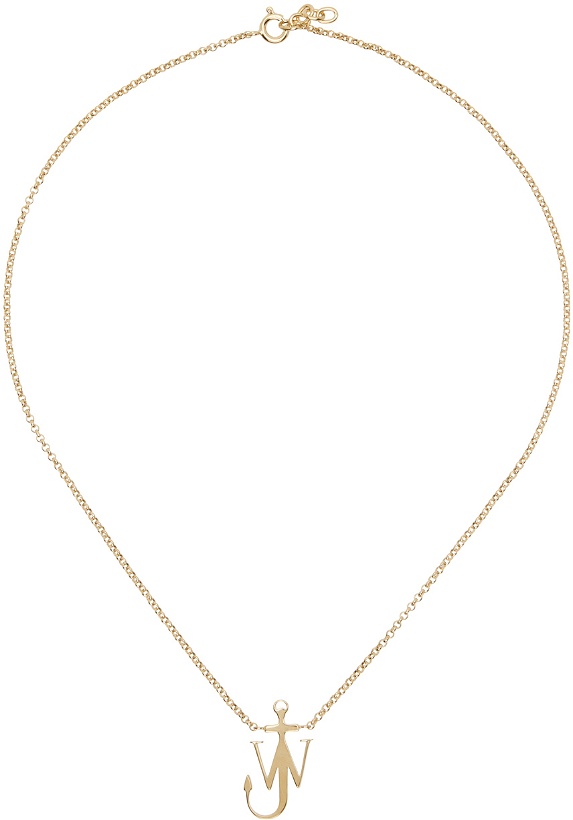 Photo: JW Anderson Gold Anchor Pendant Necklace