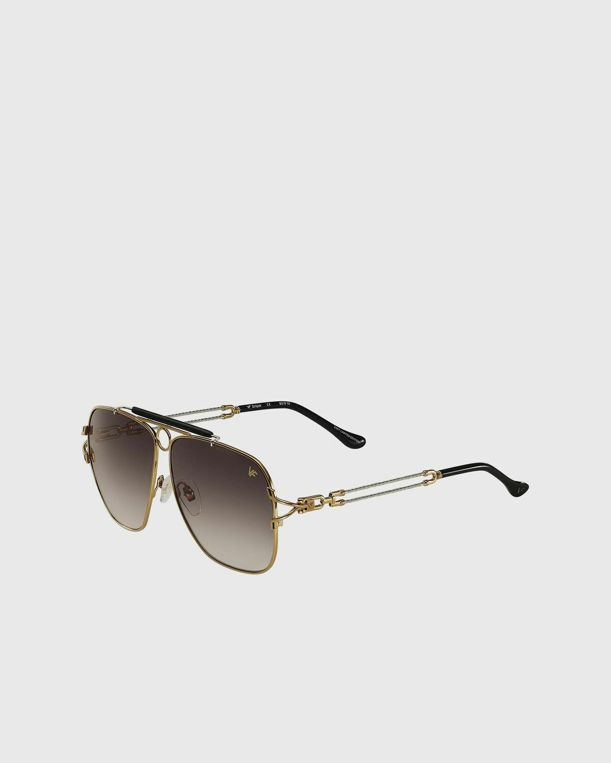 Vintage Frames Sniper 24 Kt Two Tone Yellow Gold Gold Eyewear