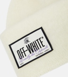 Off-White - Label mohair-blend beanie