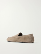 John Lobb - Kingstone Suede Slippers - Neutrals